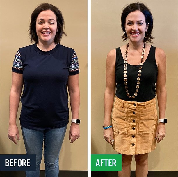 Christina before and after