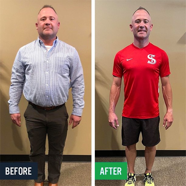 Matt before and after