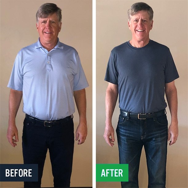 Steve before and after